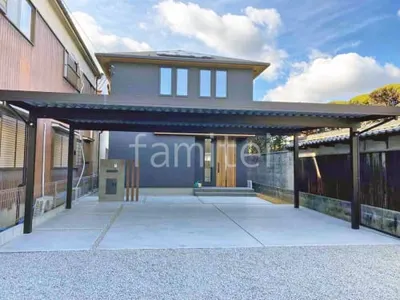 新築シンプル オープン外構