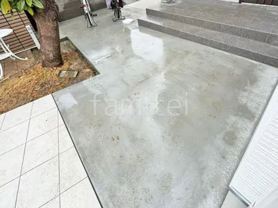 玄関アプローチ 土間コンクリート