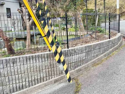 スチールメッシュ フェンス YKKAP イーネット3F型 スチール柱 境界・メッシュ