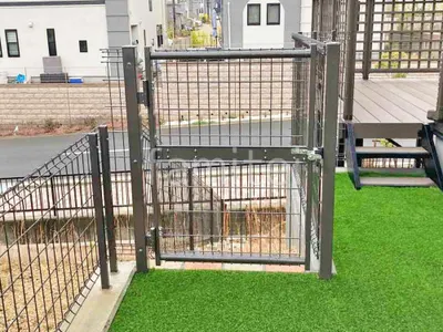 勝手口門扉 LIXIL ハイグリッドN8型 片開き