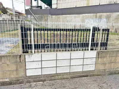 境界フェンス LIXIL メッシュフェンスA型 コンクリートブロック