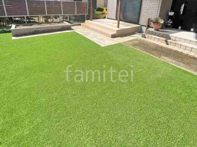 人工芝 防草シート加工 ヨシミツ毛織 リアル人工芝 35mm 