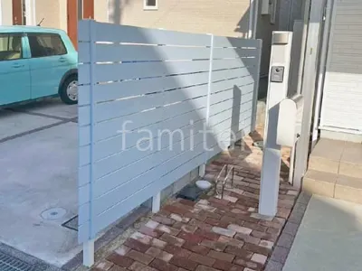 人工木・樹脂 フェンス（木調） F＆F マイティウッド ベーシック極 高尺タイプ 目隠し 木調・ラティス 樹脂