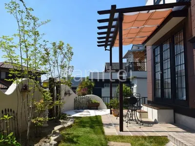 １階テラス屋根 （雨除け） YKKAP フル木製調 サザンテラス パーゴラタイプ 積雪50cm対応 フラット屋根 スタンダード 壁付