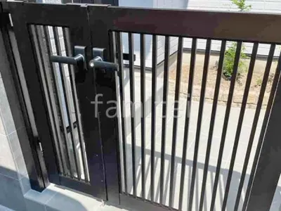 親子両開き 門扉 YKKAP シンプレオTB2型 たて格子 