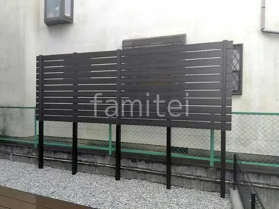 人工木・樹脂 フェンス（木調） F＆F マイティウッド デコll 高尺タイプ 目隠し 木調・ラティス 樹脂