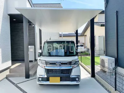 カーポート１台 （単棟） LIXIL カーポートSC 積雪50cm対応 フラット屋根 吊り下げ屋根