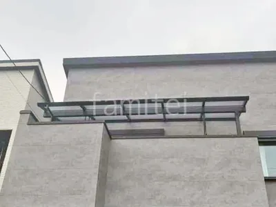 ２階ベランダ屋根  YKKAP ソラリアF フラット屋根 スタンダード 壁付