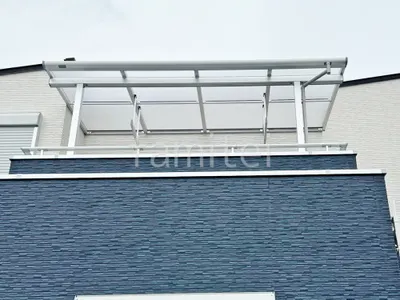 ２階ベランダ屋根  YKKAP ソラリアF フラット屋根 スタンダード 壁付