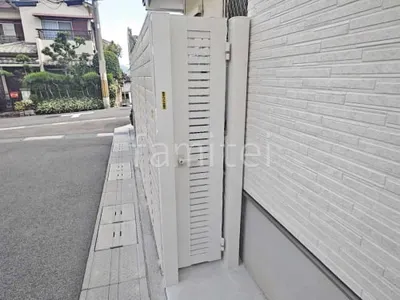 片開き 門扉 YKKAP シンプレオYS1型 横スリット 