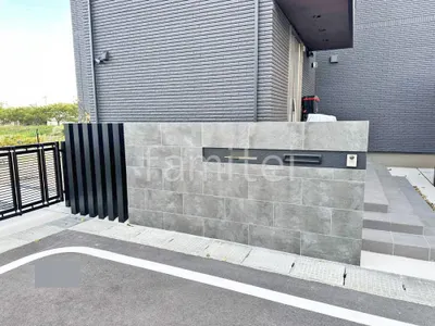 新築シンプル オープン外構