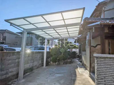 カーポート１台 （単棟） YKKAP エフルージュ FIRST フラット屋根