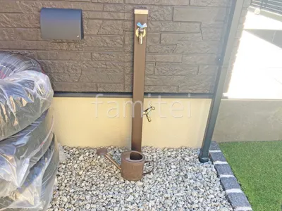 立水栓 ユニソン スプレスタンド60 蛇口2個付