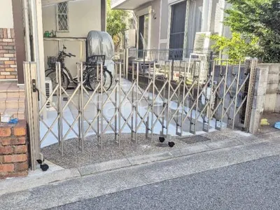 片開き 伸縮門扉 LIXIL セレビューMA型