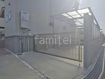 １台 跳ね上げ門扉ゲート  LIXIL オーバードアS2型 