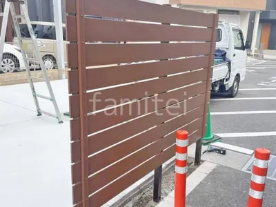 人工木・樹脂 フェンス（木調） F＆F マイティウッド ベーシック極 高尺タイプ 目隠し 木調・ラティス 樹脂