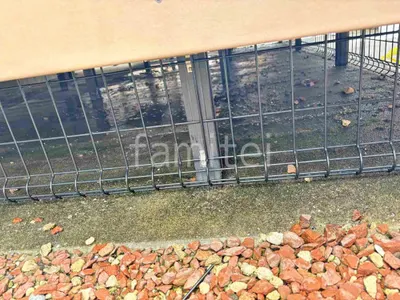 スチールメッシュ フェンス LIXIL ハイグリッドUF8型 境界・メッシュ