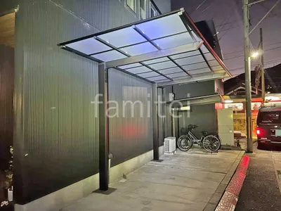 カーポート１台 （単棟） LIXIL ネスカF 変形地対応 フラット屋根