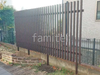 目隠しフェンス塀 タカショー 千本格子足付ユニット