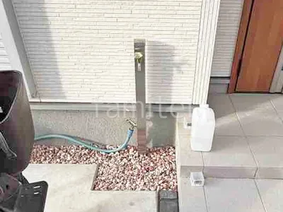 立水栓  ユニソン スプレスタンド60 蛇口2個付 