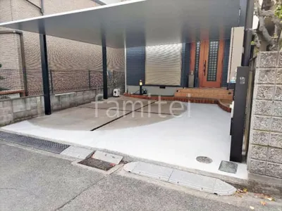 カーポート２台(ワイド) ツイン LIXIL カーポートSC フラット屋根 吊り下げ屋根