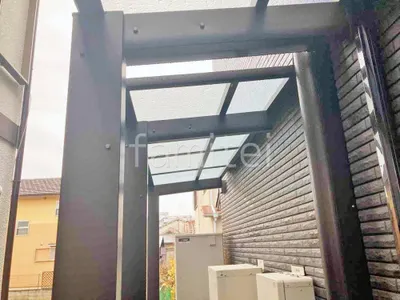 １階テラス屋根 （雨除け） YKKAP 独立式 レセパ Lタイプ フラット屋根 独立式 スタンダード