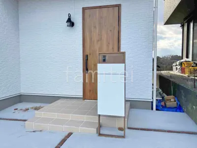 宅配ボックス門柱 （機能門柱 ） LIXIL 木製調 FF パターン4 