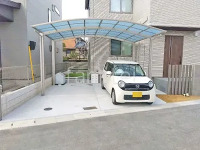 カーポート２台(ワイド) ツイン YKKAP アリュース アール屋根