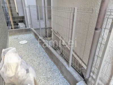 スチールメッシュ フェンス YKKAP イーネット3F型 スチール柱 境界・メッシュ