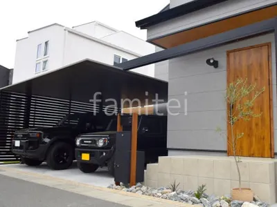 柱色 ブラック 屋根色 ナチュラルシルバーF