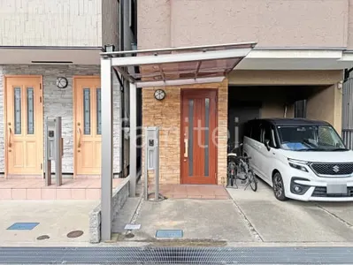 サイクルポート 自転車バイク屋根 LIXIL ネスカF ミニ フラット屋根