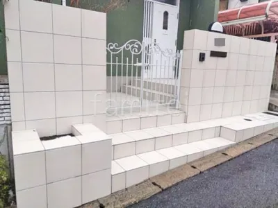 門柱 壁タイル貼り LIXIL パセオ 郵便受けポスト YKKAP エクステリアポストG3型