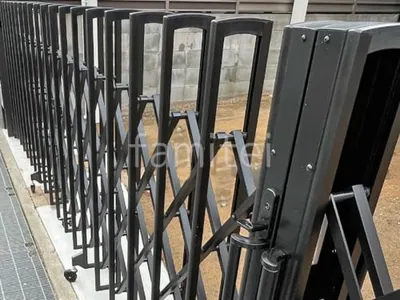 両開き 伸縮門扉 四国化成 ニューハピネスHG 