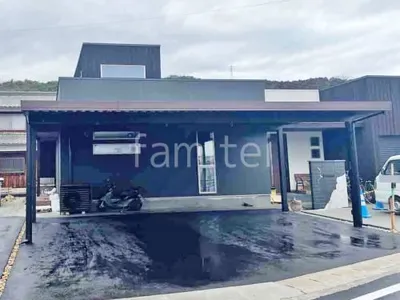 カーポート３台 （横ワイド トリプル） YKKAP 木製調 ジーポートPro 積雪30cm対応 フラット屋根 折板屋根