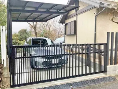 １台 跳ね上げ門扉ゲート  LIXIL オーバードアS2型 