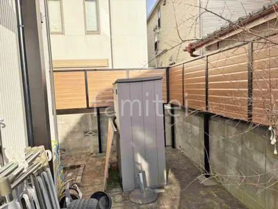 目隠しフェンス塀 LIXIL 木製調AB YL2-K型 2段柱 上段のみ