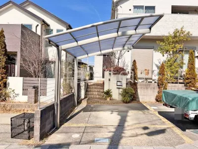 カーポート１台 （単棟） LIXIL ネスカＲ アール屋根