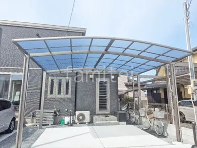 カーポート２台(ワイド) ツイン LIXIL ネスカＲ アール屋根