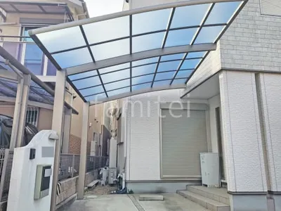 カーポート１台 （単棟） LIXIL ネスカＲ アール屋根