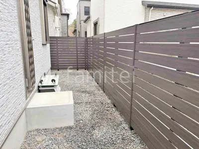 人工木・樹脂 フェンス（木調） F＆F マイティウッド デコll 高尺タイプ 目隠し 木調・ラティス 樹脂