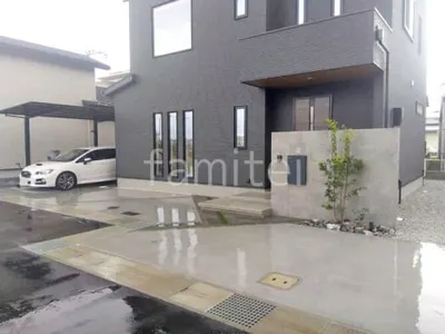 新築シンプル オープン外構