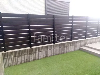 人工木・樹脂 フェンス（木調） F＆F マイティウッド デコll 目隠し 木調・ラティス 樹脂 ブロック塀 （化粧ブロック） ユニソン アルタ 