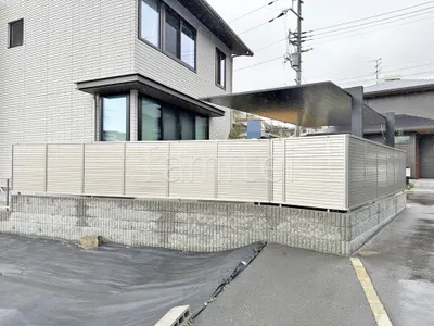 目隠しフェンス塀 LIXIL AB YM2型 化粧ブロック マツオコーポレーション リブスタンダード5LW