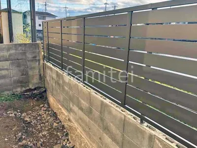 アルミ形材 フェンス LIXIL AB YS3型 横スリット3 目隠し