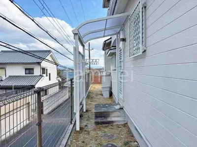 １階テラス屋根 （雨除け） YKKAP ソラリアR アール屋根 スタンダード 壁付