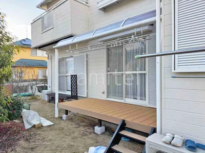 人工木デッキ  LIXIL 人工木 樹ら楽ステージ 