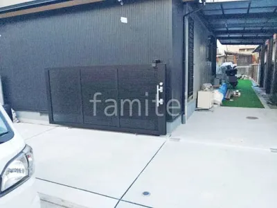 片引き 引き戸門扉 LIXIL エススライドA型 