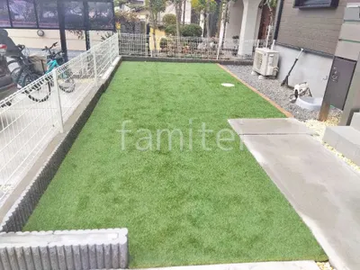 人工芝 防草シート加工 マツモト 人工芝 30mm 