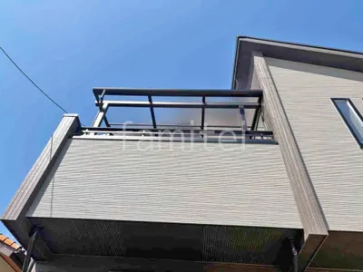 ２階ベランダ屋根  YKKAP ソラリアF フラット屋根 スタンダード 壁付