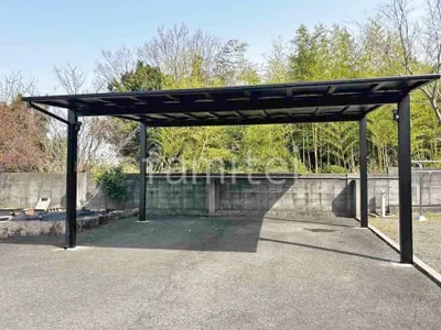 カーポート２台(ワイド) ツイン YKKAP エフルージュ FIRST フラット屋根